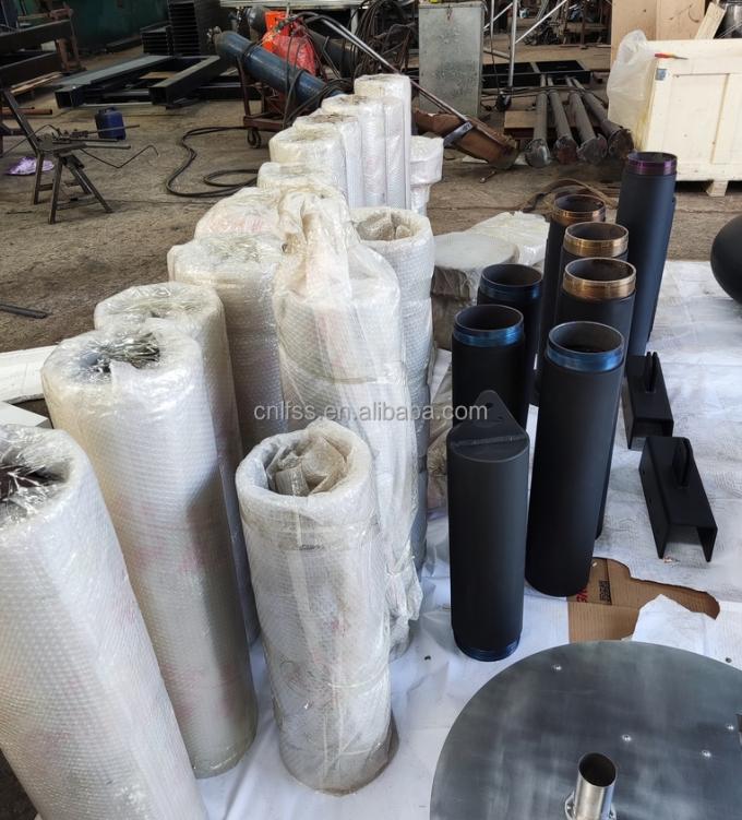 ফায়ারপ্লেস কার্বন ইস্পাত গোল টেবিল ইউরোপীয় স্টাইল বিলাসবহুল আসবাবপত্র উচ্চ গ্রেড কালো আধুনিক গ্লাস আর্ট ঘূর্ণনশীল 7