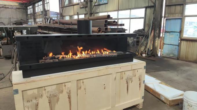 ইউরোপীয় কালো ম্যাট প্রোপেন গ্যাস প্রাকৃতিক গ্যাস অগ্নিকুণ্ড কার্বন ইস্পাত 4