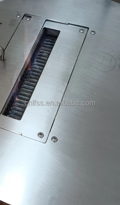 ইউরোপীয় কালো ম্যাট প্রোপেন গ্যাস প্রাকৃতিক গ্যাস অগ্নিকুণ্ড কার্বন ইস্পাত 9