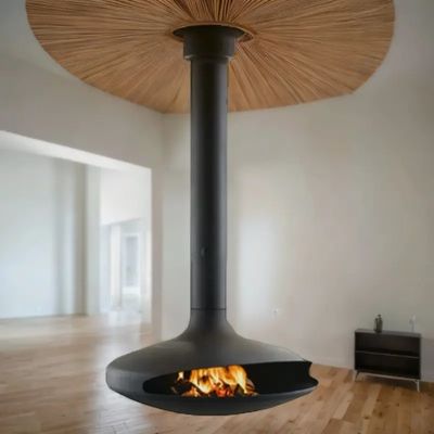 indoor  stove for hotels hanging indoor Burning Stove Suspended decorative wood fireplaces