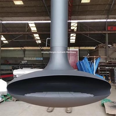 অগ্নিকুণ্ড সমসাময়িক অভ্যন্তরীণ ঝুলন্ত অগ্নিকুণ্ড কার্বন চুলা হোটেলের জন্য কাঠের চুলা ঝুলন্ত